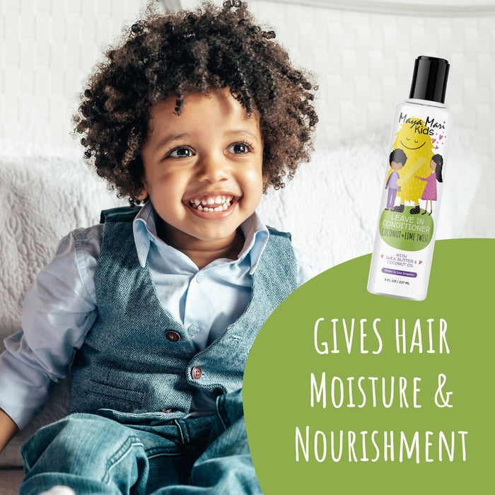 Maya Mari - Kids Leave-in Conditioner With Coconut Oil, Shea Butter, and Marula Oil, Coconut and Lime Twist, 8 oz Hair Care Los Angeles Brands