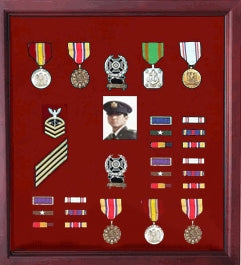 Army Medal Display Case, Army Medal Shadow box., , The Military Gift Store, Military medal and Certificate frames
