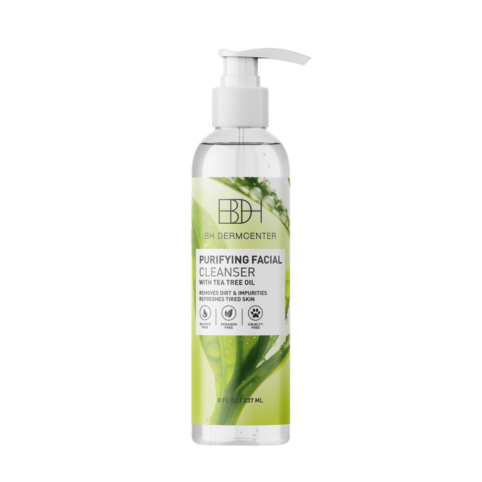 Tea Tree Purifying Facial Cleanser by BH Dermcenter - 8 FL OZ / 237 ML Skincare Los Angeles Brands
