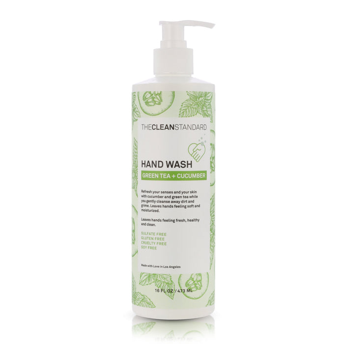 THE CLEAN STANDARD Green Tea & Cucumber Hand Wash - 16oz Hand Wash LOS ANGELES BRANDS