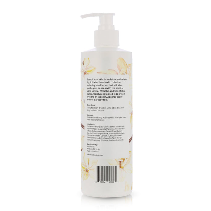 THE CLEAN STANDARD Vanilla Bean Hand Lotion - 16oz Hand Lotion LOS ANGELES BRANDS
