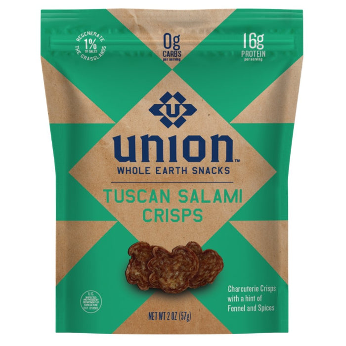Tuscan Salami Crisps Bags 12 x 2.0oz by Farm2Me