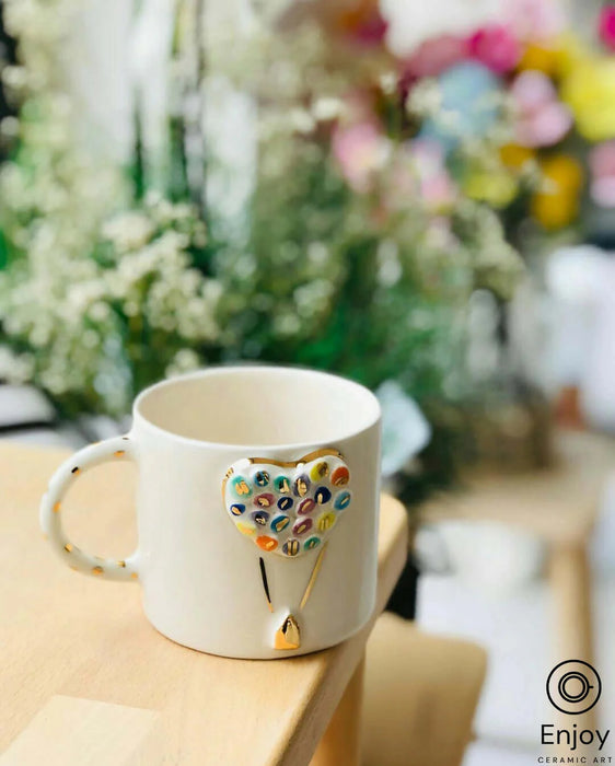 Handmade 'Up' Movie Ceramic Coffee Mug - 10 Oz Disney Pixar Inspired Coffee Cup
