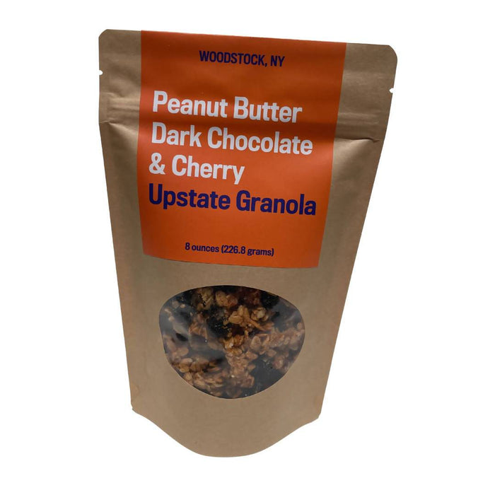 Upstate Granola Peanut Butter Granola Bag, Gluten Free - 8 bags x 8oz case by Farm2Me