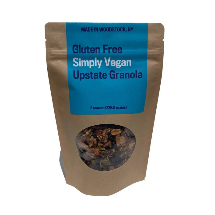 Upstate Granola Simply Vegan Granola Bag, Gluten Free - 8 bags x 8oz case by Farm2Me