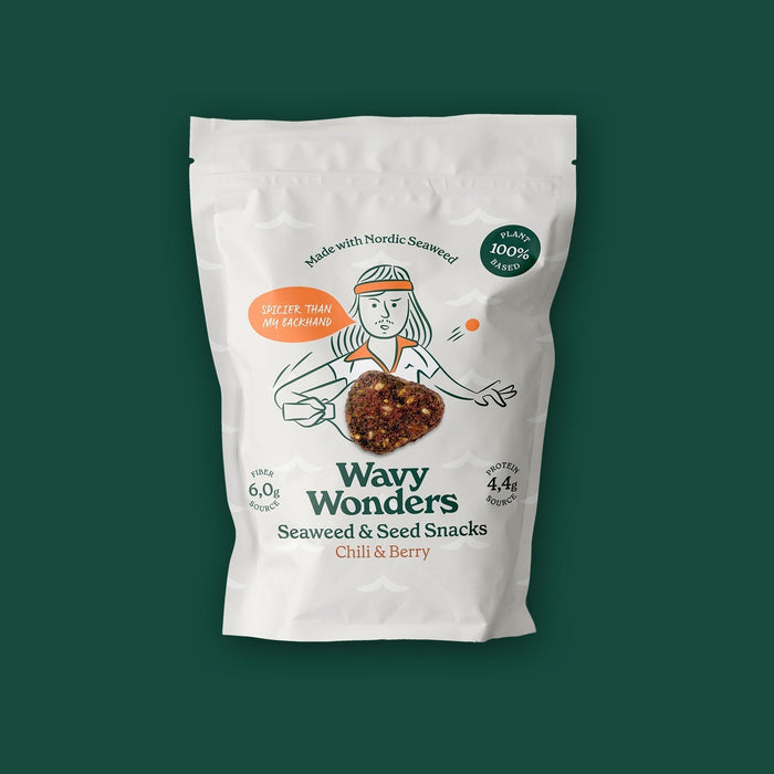 Wavy Wonders’ Chili & Berry bags - 6 bags x 1.05oz (30g) case by Farm2Me