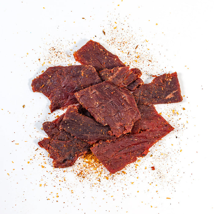 American-made beef jerky, biltong, meat sticks and assorted meat snacks