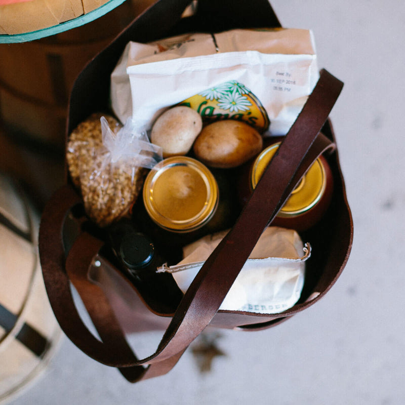 American-made groceries including honey, coffee, spices, sauces and snacks