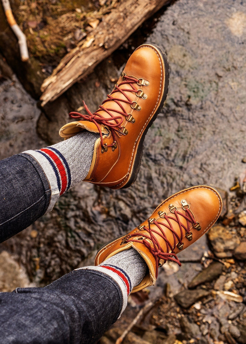 American-made leather work, heritage and dress boots