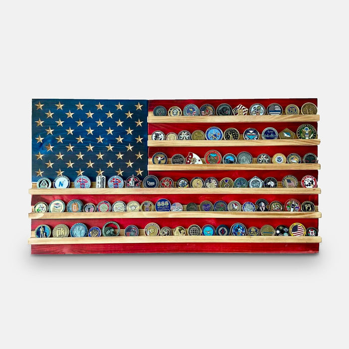 American-Made Challenge Coin Displays & Holders