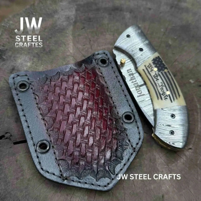 American-made folding and pocket knives with wood, bone and composite handles