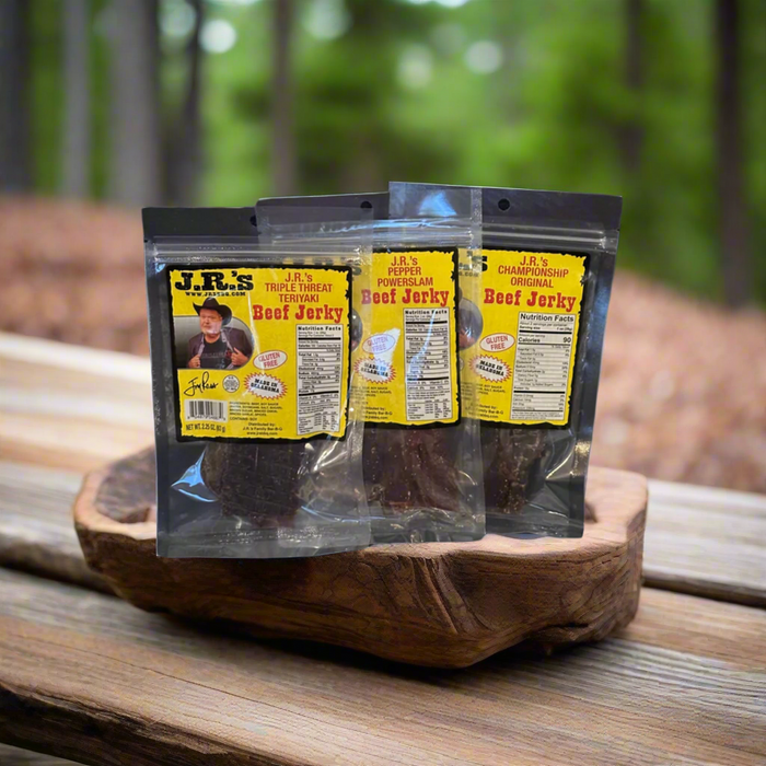 American-made beef jerky, biltong, meat sticks and assorted meat snacks
