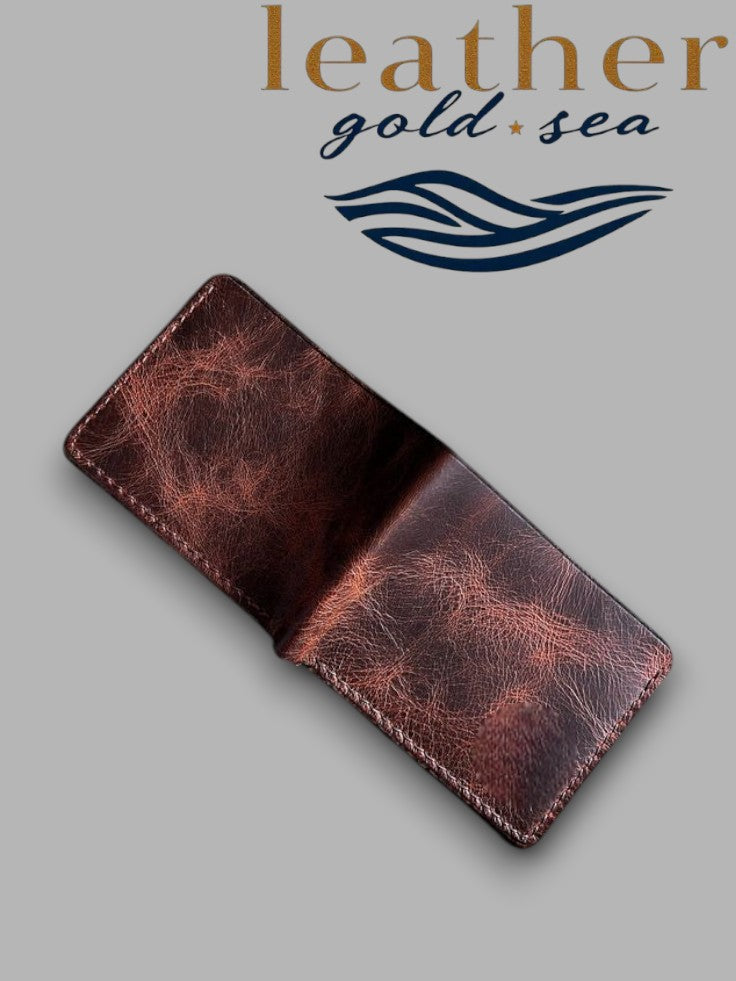 Bifold Leather Wallet – Handmade in Brown | Wallets Men's Wallets