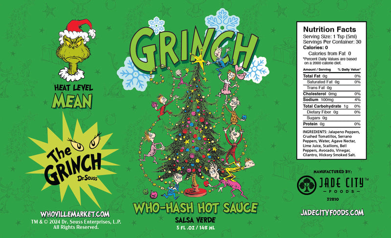 Grinch Hot Sauce 10-Pack