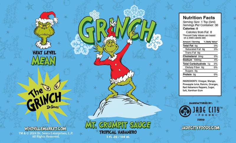 Grinch Hot Sauce 10-Pack