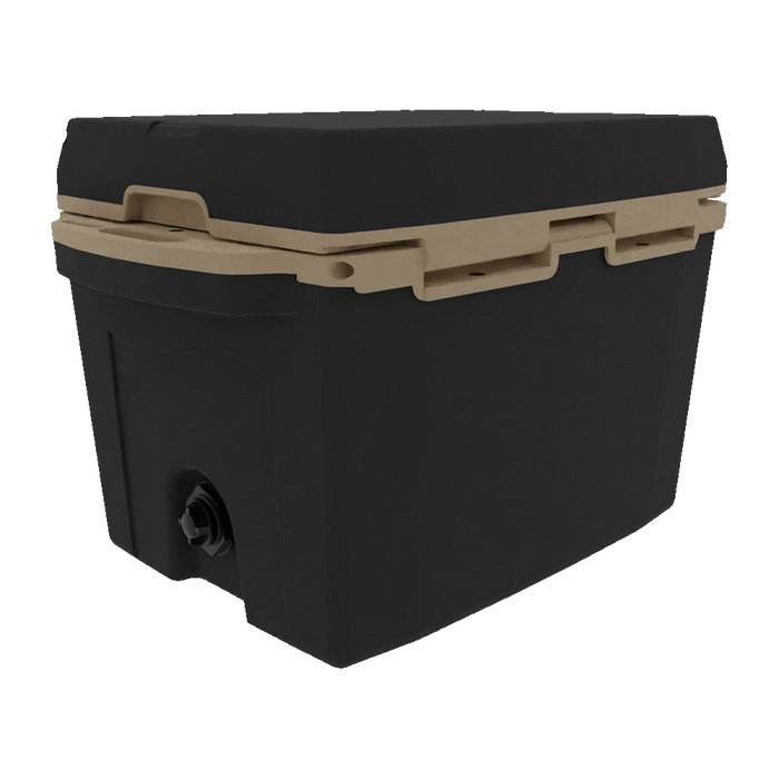 Taiga Coolers 27 Quart Black and Tan Cooler