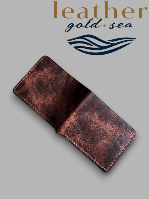 Bifold Leather Wallet – Handmade in Brown | Wallets Men's Wallets