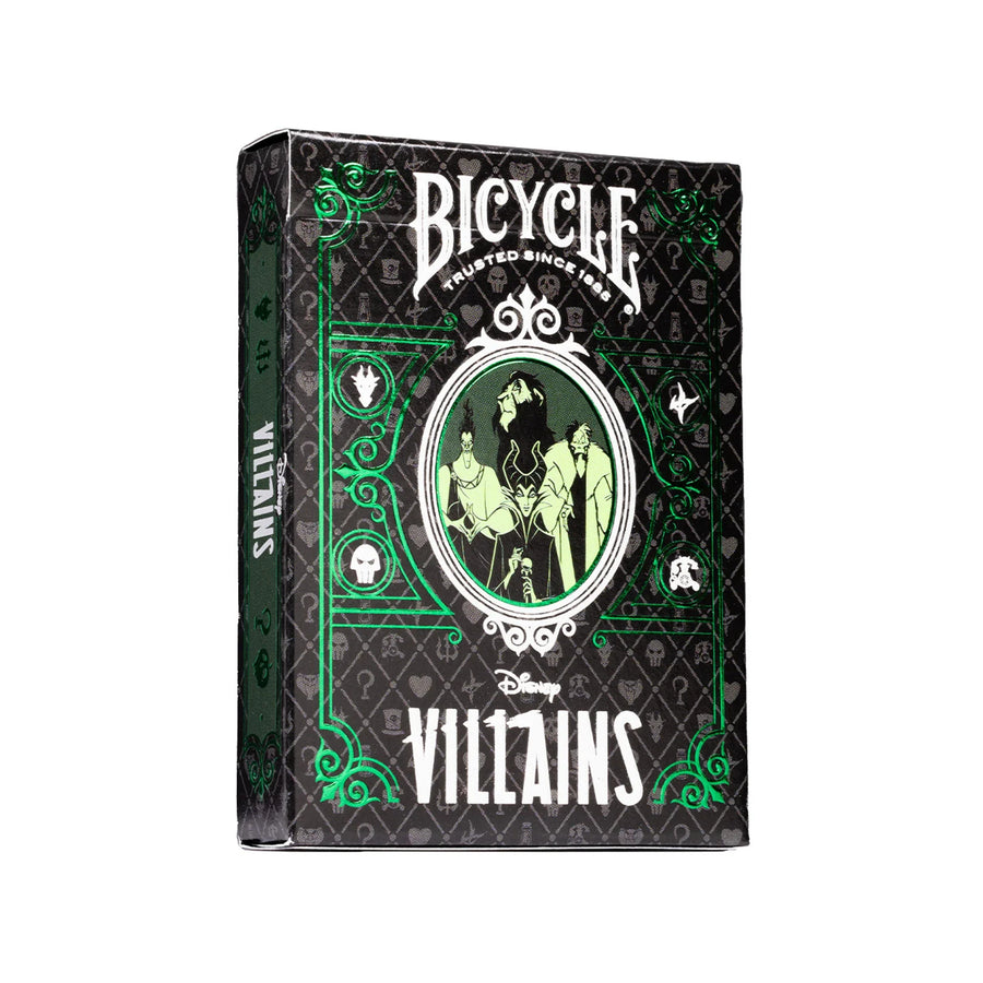 Bicycle Disney Villains Playing Cards – Purple or Green Edition