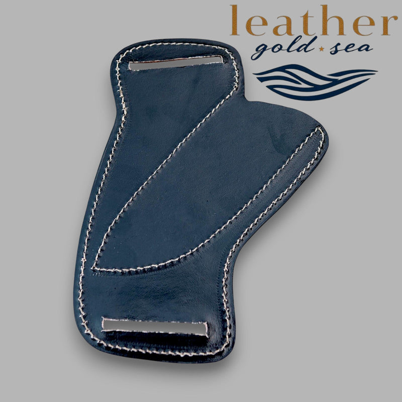 Western Knife Sheaths – Black Handmade Leather