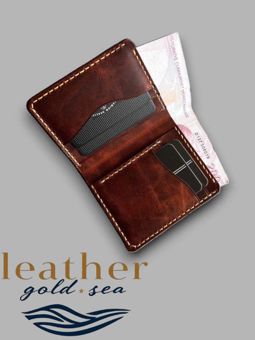 Custom Black Belts Style Texas Leather Wallet