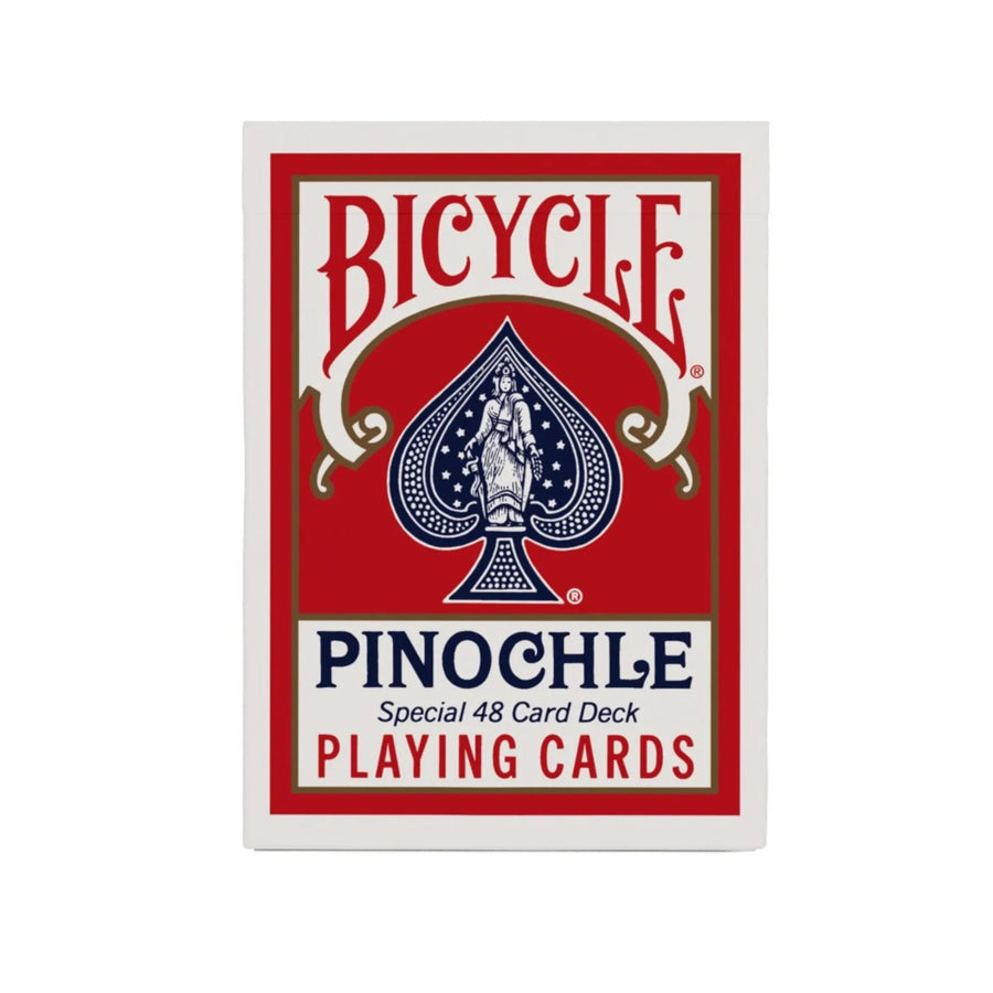 Bicycle Pinochle Playing Cards – Red or Blue Rider Back, Standard Index