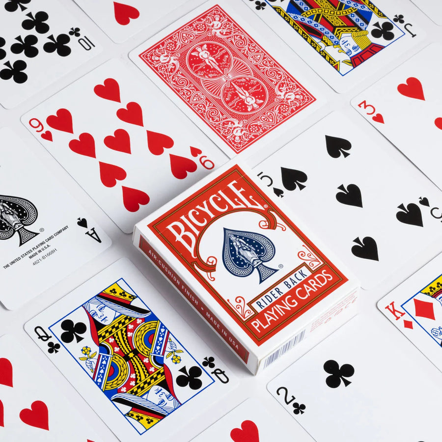 Bicycle 807 Rider Back Playing Cards – Classic Tuck Design (Red & Blue)