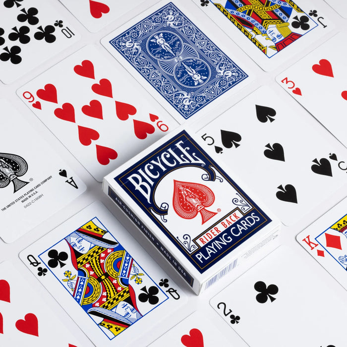 Bicycle 807 Rider Back Playing Cards – Classic Tuck Design (Red & Blue)
