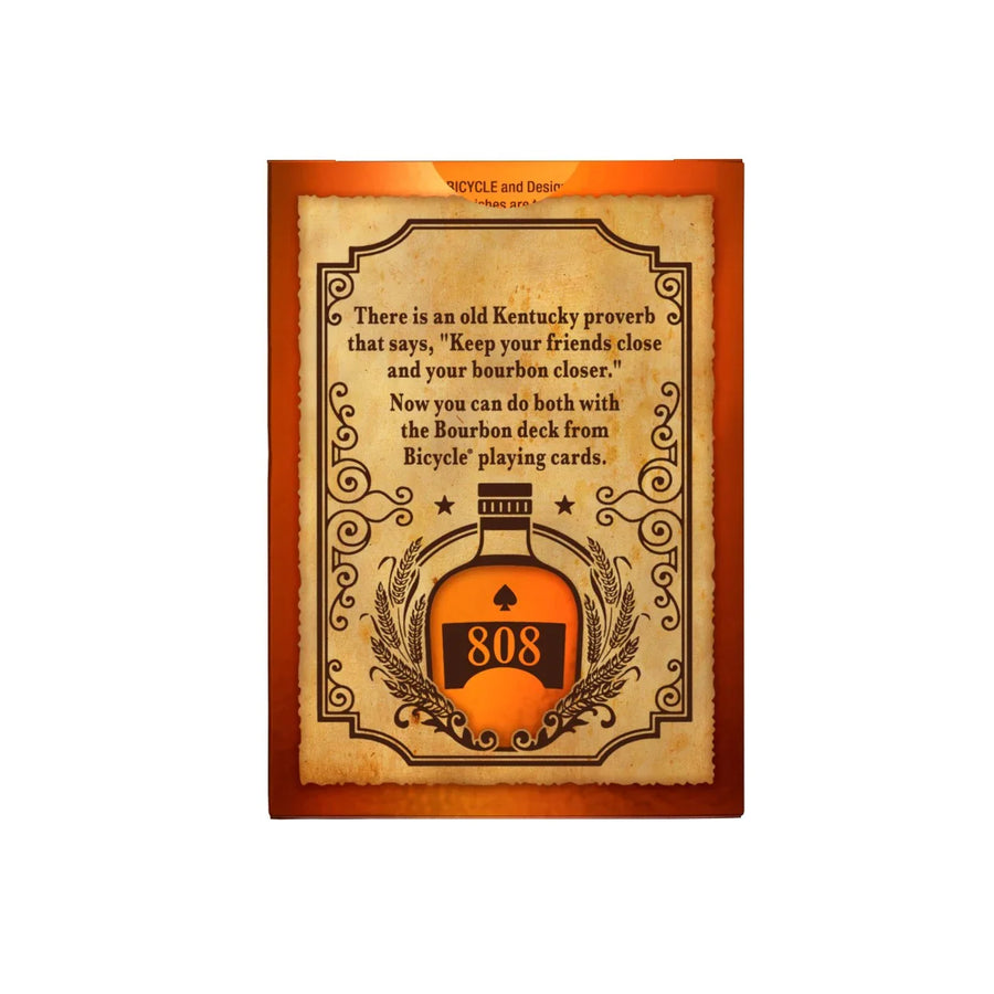 Bicycle Bourbon Playing Cards – 808 Proof Kentucky Classic