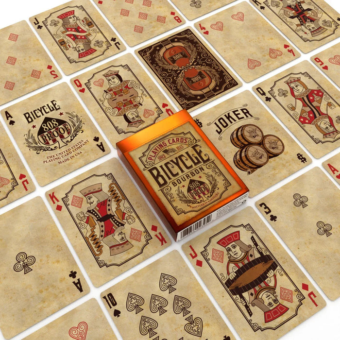 Bicycle Bourbon Playing Cards – 808 Proof Kentucky Classic