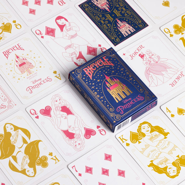 Bicycle Disney Princess Playing Cards – Pink or Blue Enchanted Edition