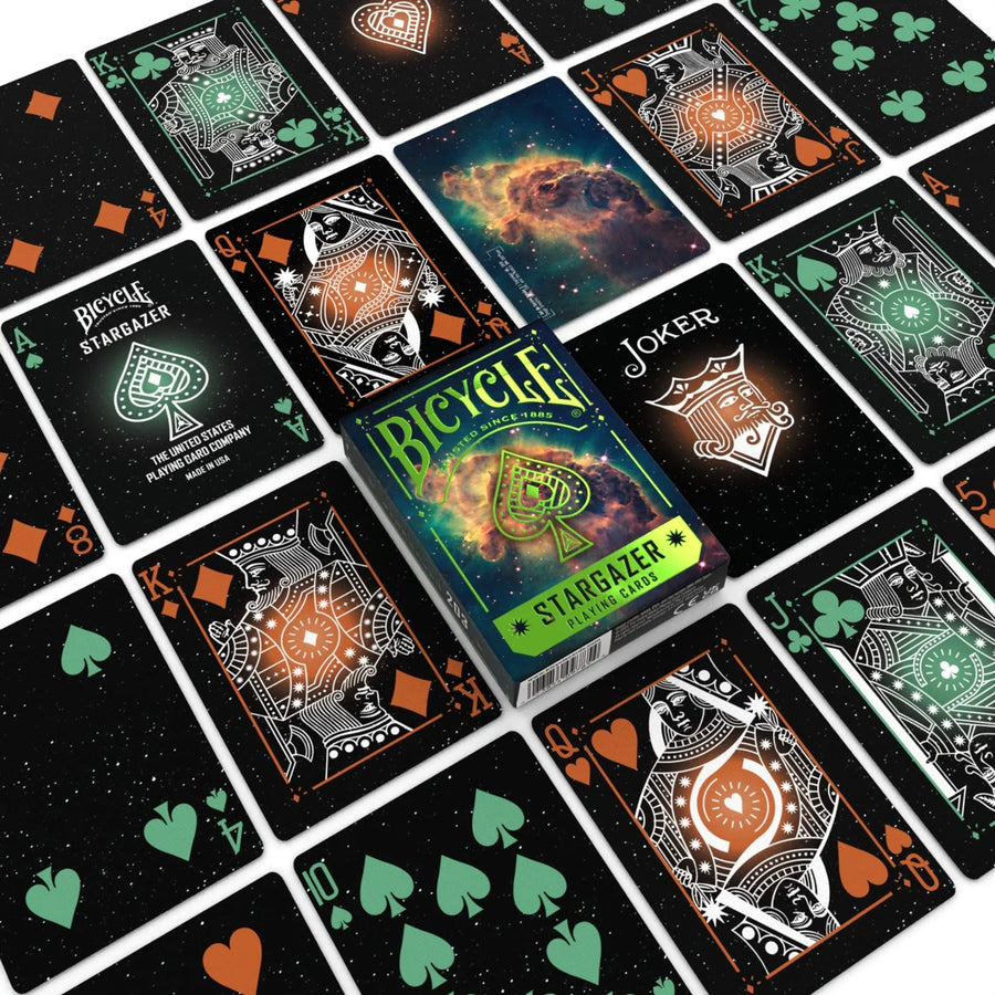 Bicycle Stargazer 203 Playing Cards – Carina Nebula Jet Hubble Photography