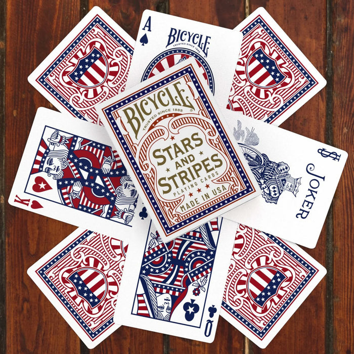 Bicycle Stars and Stripes Playing Cards – Uncle Sam's Patriotic Game Night Deck