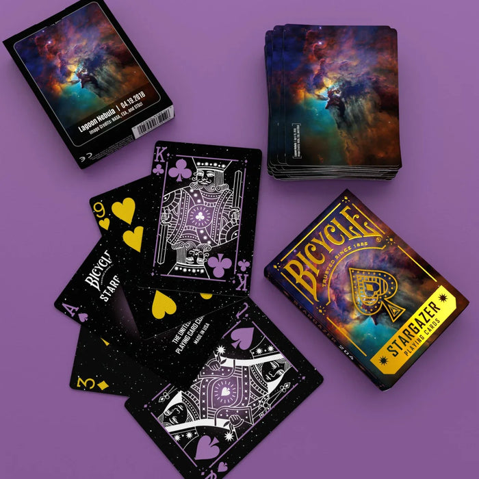 Bicycle Stargazer 204 Playing Cards – Lagoon Nebula Deck