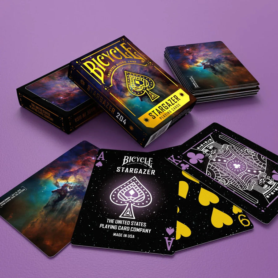 Bicycle Stargazer 204 Playing Cards – Lagoon Nebula Deck