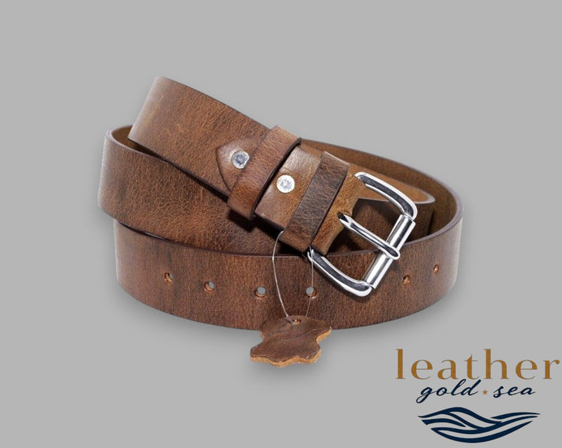 Suede Belts for men - Genuine Leather, All Sizes