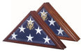Marine Corp flag Case,Presidential Flag Display Case with Seal and hinged lid