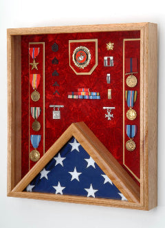 Flag case - Shadow Box., , The Military Gift Store, Flag Case