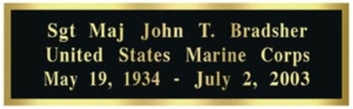 Personalized Name Plate Engraving Plate - Engraving., , The Military Gift Store, Laser Engraved Name Plates
