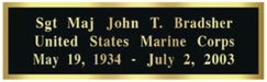 Laser Engraved Name Plates., , The Military Gift Store, Laser Engraved Name Plates