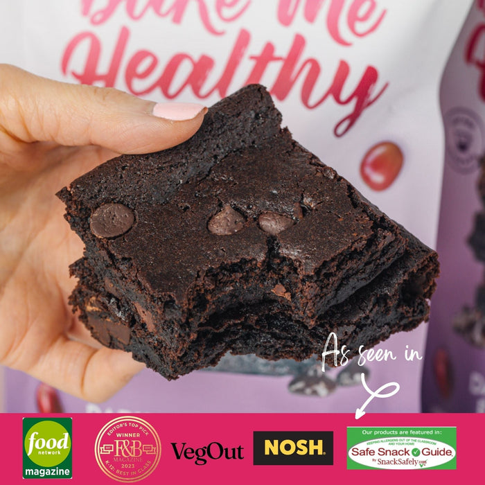 Dark Chocolate Fudgy Brownie Plant-Based Baking Mix - Bake Me Healthy