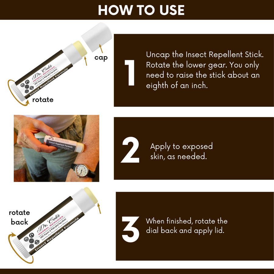 15 - Dr. Cole's Insect Repellent Stick