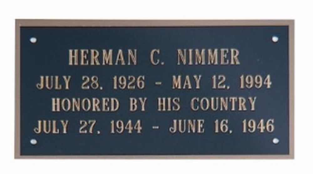 Large Name Plate., , The Military Gift Store, Laser Engraved Name Plates