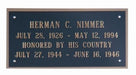 Large Name Plate., , The Military Gift Store, Laser Engraved Name Plates