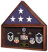 Flag and Document Frame., , The Military Gift Store, Flag and Document Display Case