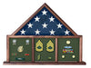 Flag and Memorabilia, Flag Shadow Box, Combination Flag Medal., , The Military Gift Store, Flag and Memorabilia, Flag