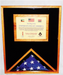 Military Memorial Flag Medal and Certificate Display Case., , The Military Gift Store, Military Memorial Flag Medal