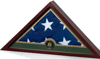 Flag Frame - Army, Army Flag Display Case, Flag Frame With US Medallion, Flag Frame - Army, Army Flag Display Case, Flag Frame, The Military Gift Store, 5 X 9.5 Flag