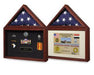 Air force Flag and medal display box- Shadow Box standard 8 ½ x 11 certificate., Air force Flag and medal display box- Shadow Box standard., The Military Gift Store, Flag and Document Display Case