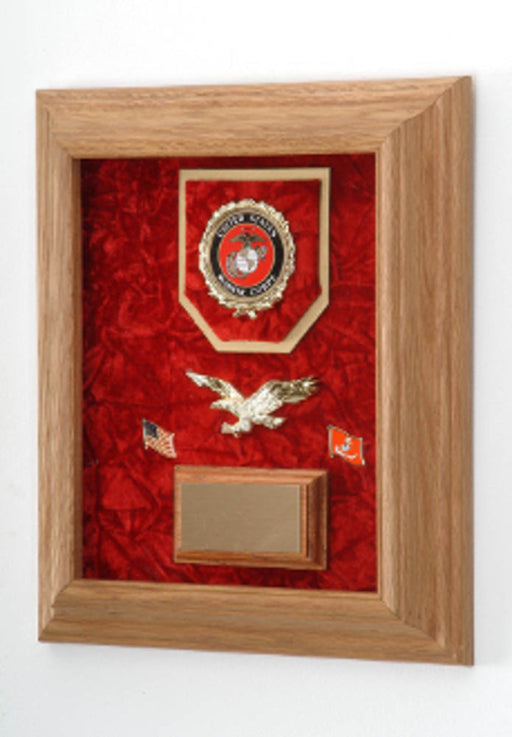 Deluxe Awards Display Case Tribute To Soldiers., , The Military Gift Store, Military medal and Certificate frame
