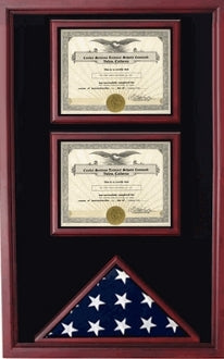2 Documents Flag Display Cases, , The Military Gift Store, Document Case